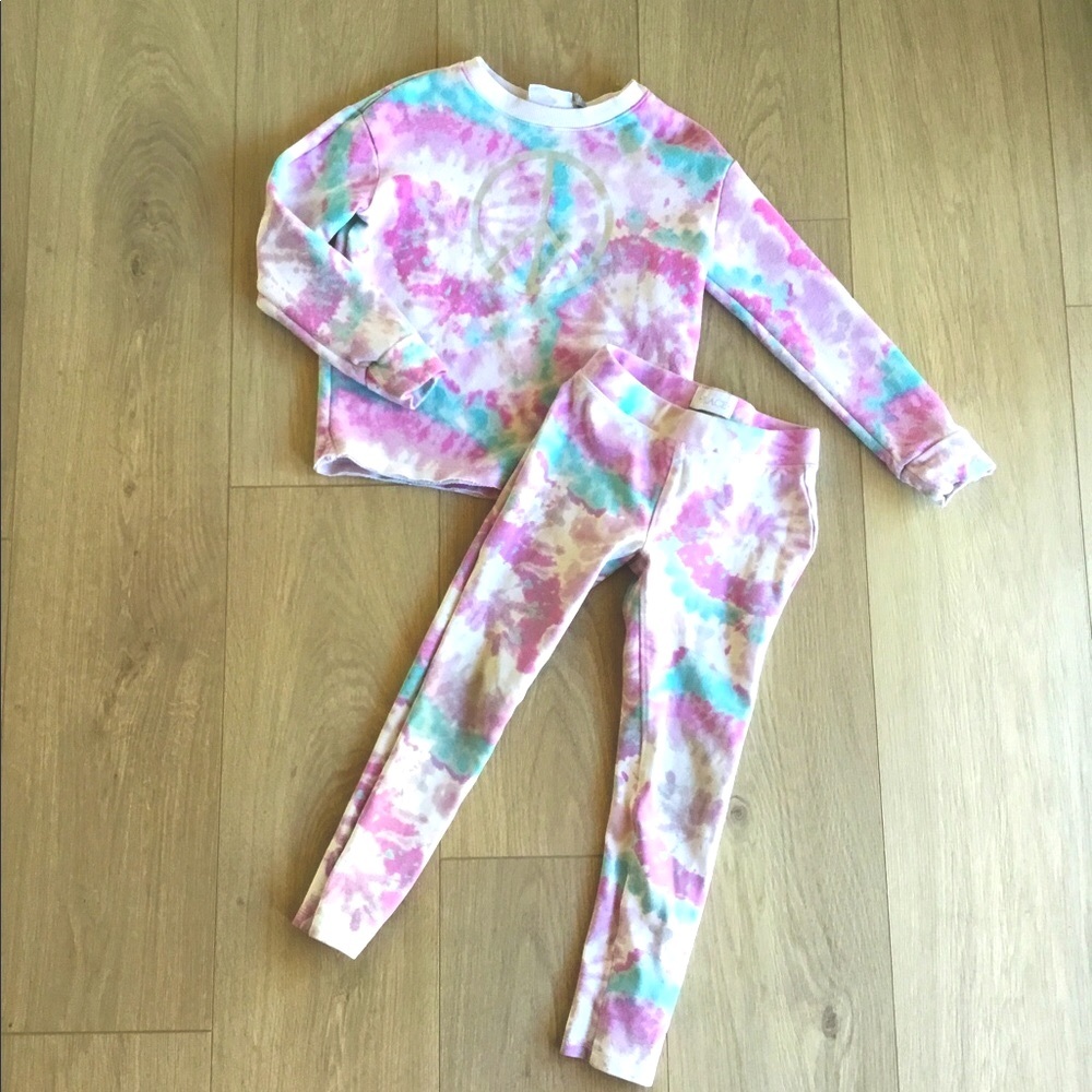 Children’s Place Peace Tie Dye Set Size 6